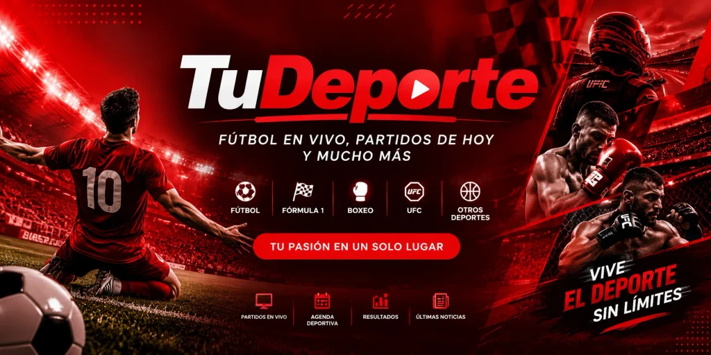 TuDeporte: Fútbol en Vivo, Partidos de Hoy y Eventos Deportivos